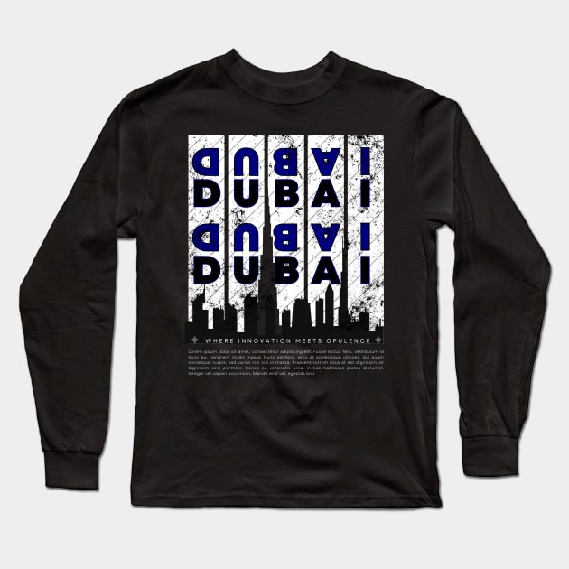 Dubai Long Sleeve T-Shirt by JEWEBIE